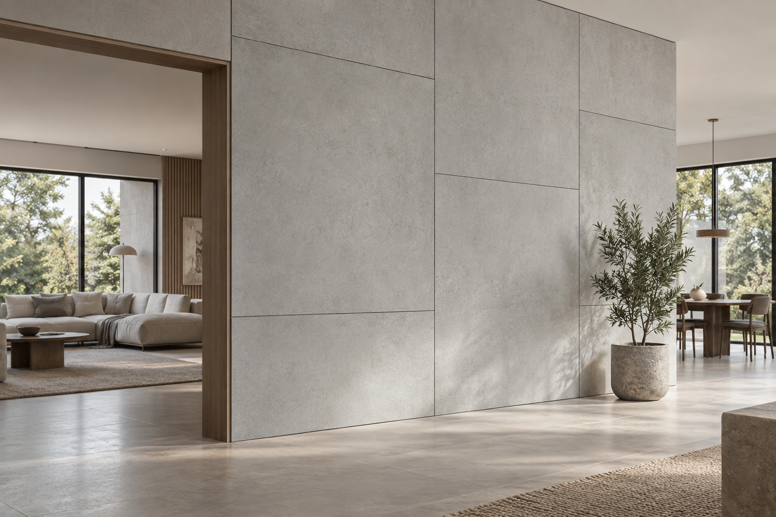 Fibre cement board illustration